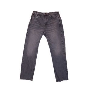 TOPSHOP WOMENS BLACK JEANS STRAIGHT LEG